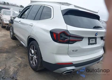 2022 BMW X3 Sdrive30I z USA, uszkodzony, nr VIN 5UX43DP04N9N20595
